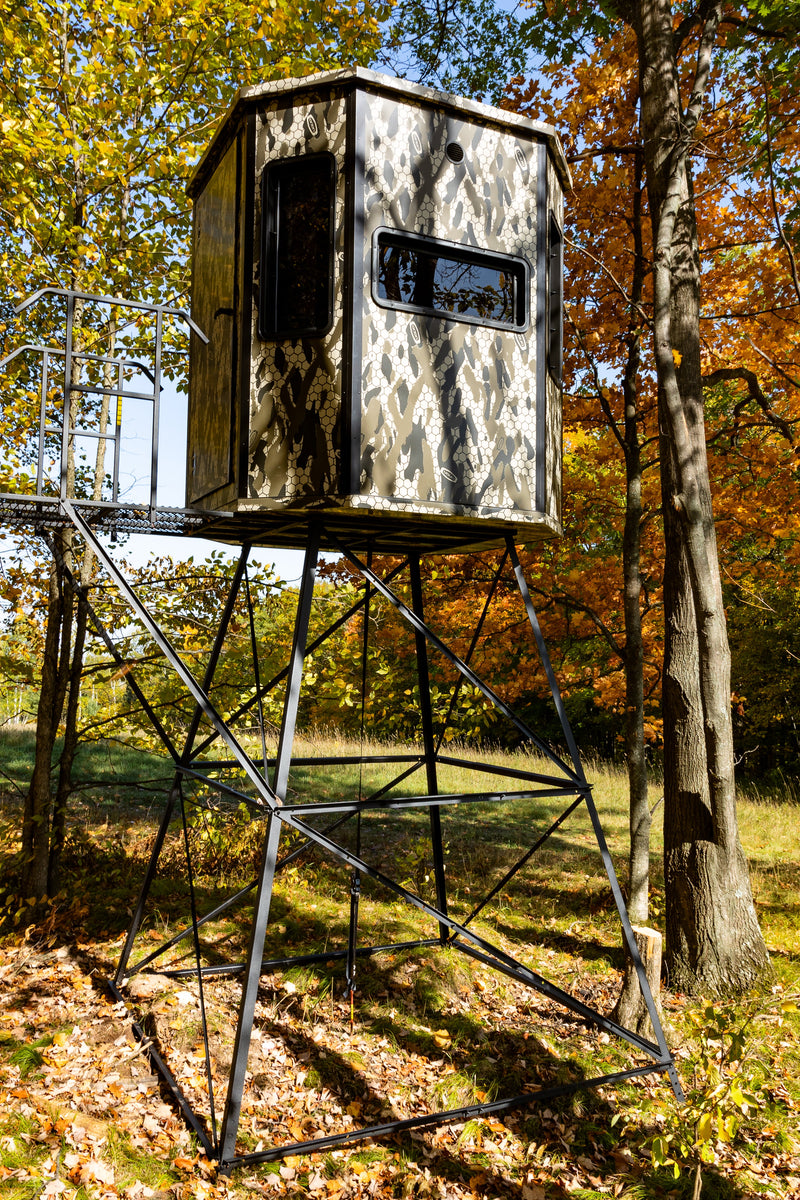 10ft Ladder, Elevated Deer Blind Stand | Orion Hunting Products – Hunt