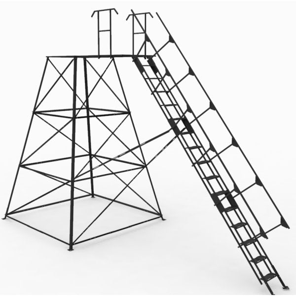 15FT Stair, Elevated Deer Blind Stand | Orion Hunting Products – Hunt Orion