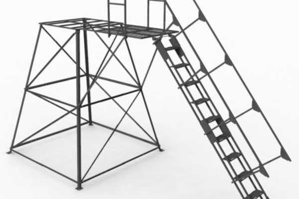 10 Foot Stand with Stairs