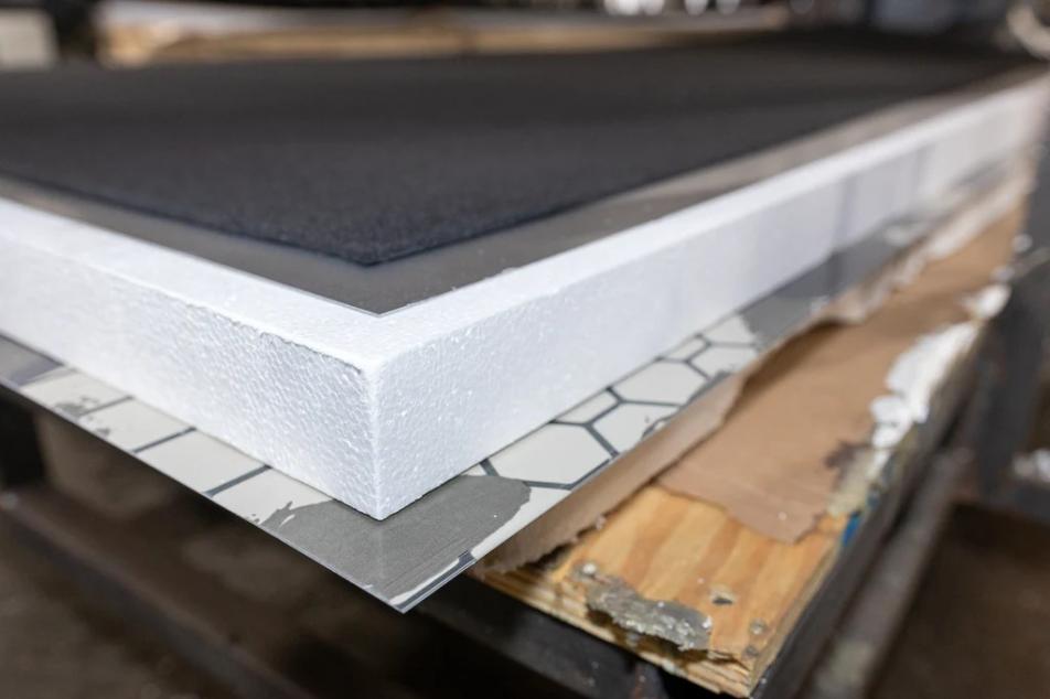 HuntShield panels on Orion Hunting Blind to conceal scents 