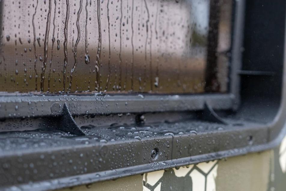 weatherproof windows on orion hunting blind 