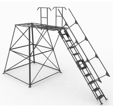 10 Foot Stand with Stairs